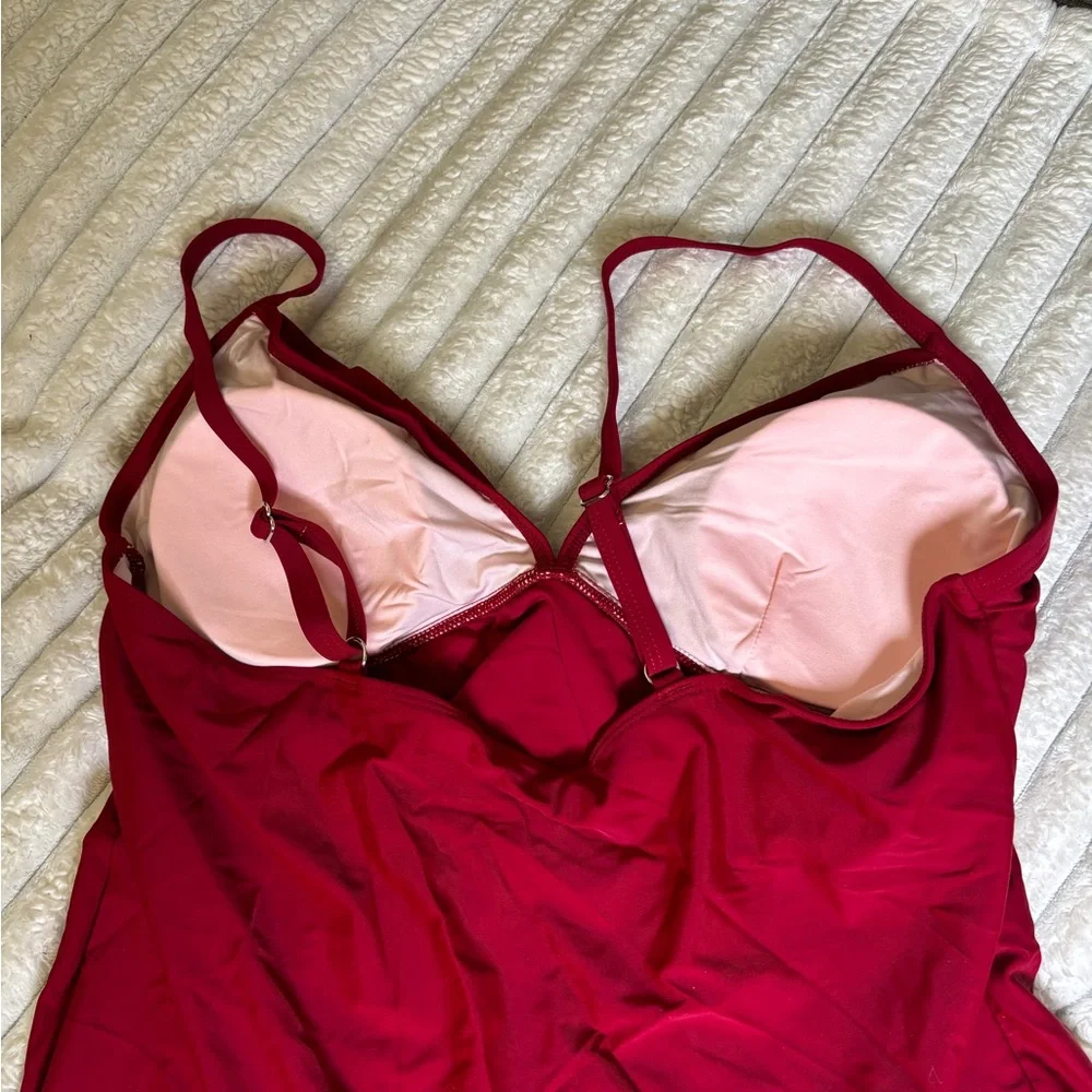 Chic Maroon Women's Swim Bikini
